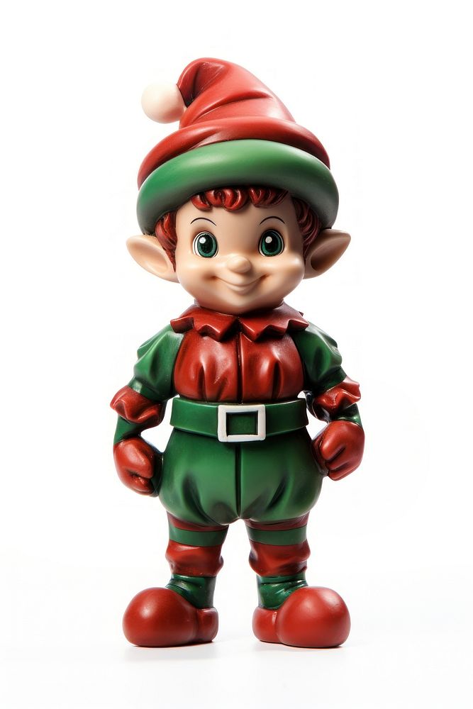 Christmas elf figure figurine doll toy. AI generated Image by rawpixel.