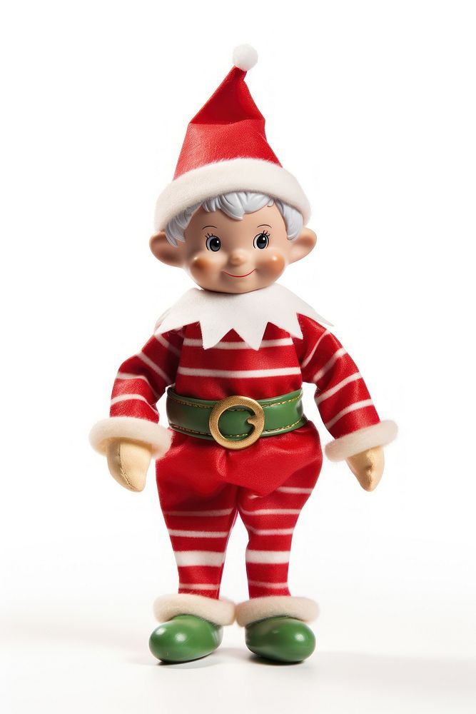 Christmas elf figure figurine doll baby. AI generated Image by rawpixel.