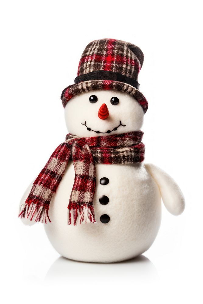Snowman winter white doll. AI generated Image by rawpixel.