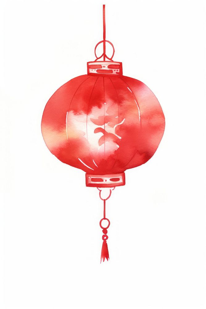 Chinese new year lantern architecture celebration. AI generated Image by rawpixel.