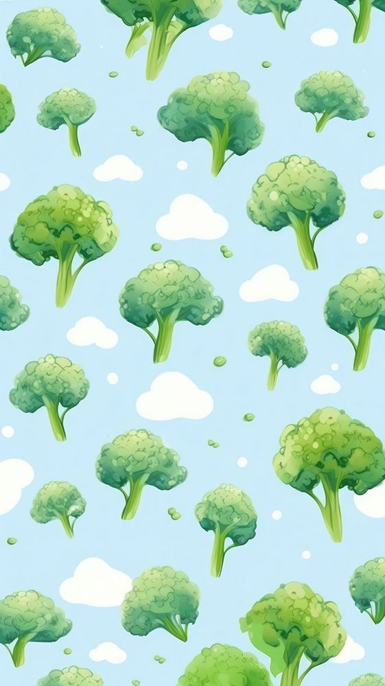 Broccoli broccoli backgrounds vegetable. AI generated Image by rawpixel.