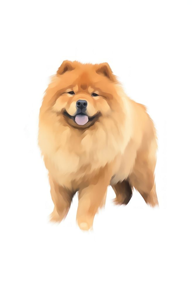 Chow chow mammal animal dog. AI generated Image by rawpixel.