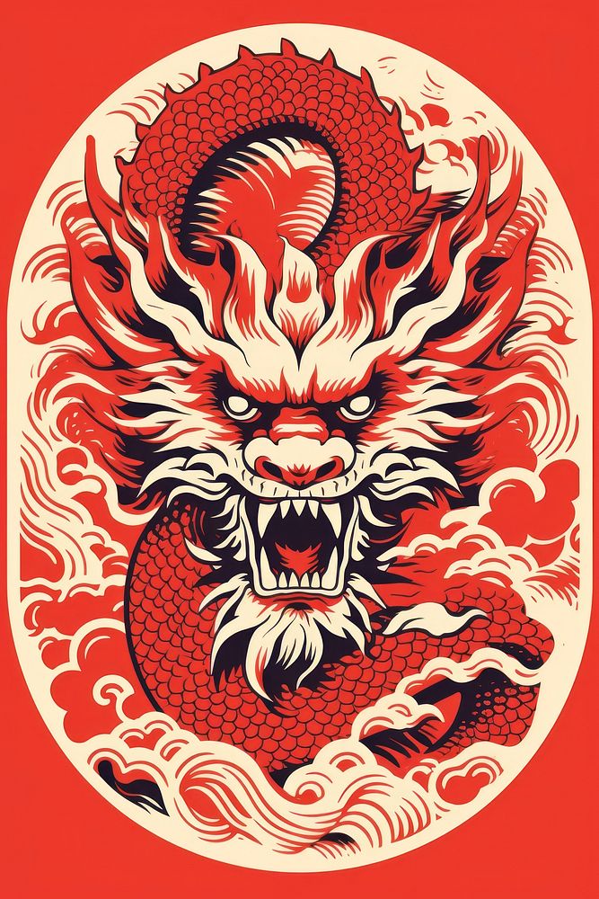 Dragon Chinese New Year dragon chinese new year representation. 