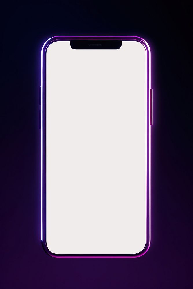 A smartphone gadget light illuminated. AI generated Image by rawpixel.
