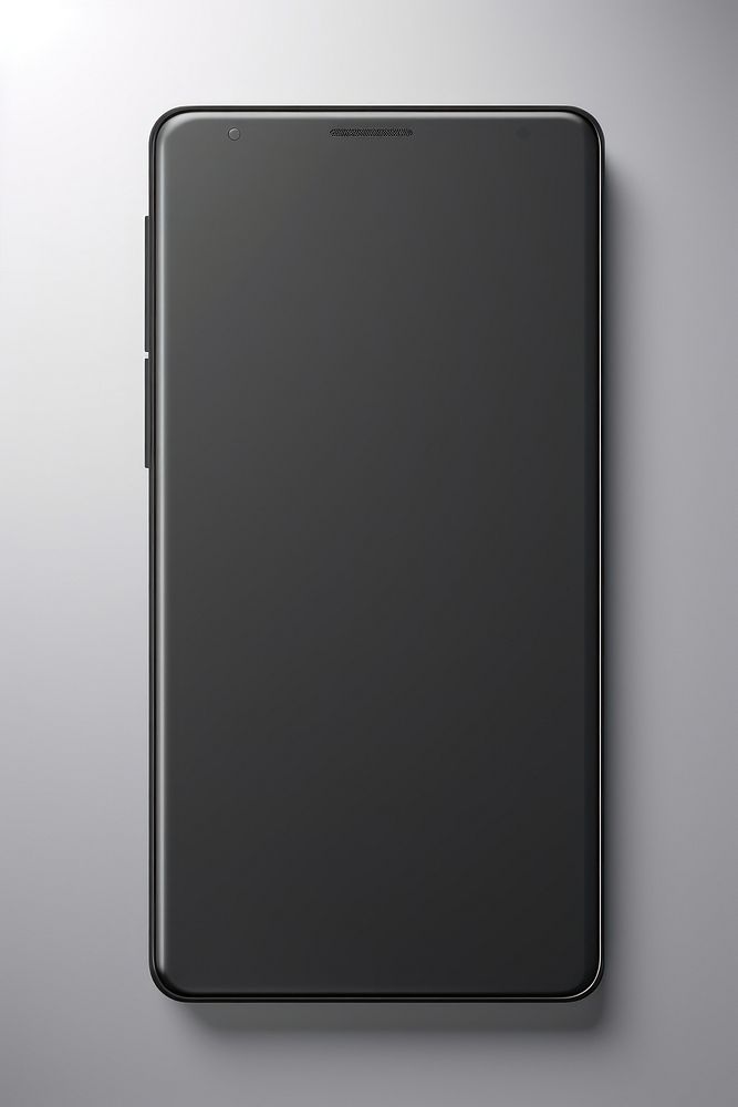 Matte black smartphone electronics technology multimedia. AI generated Image by rawpixel.