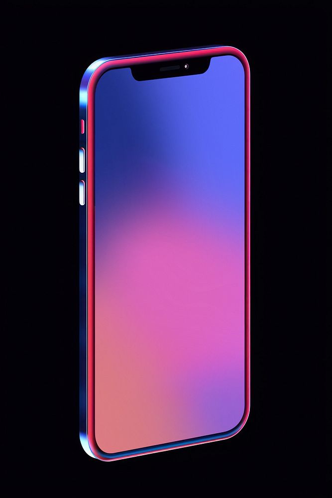 A smartphone red electronics technology. AI generated Image by rawpixel.