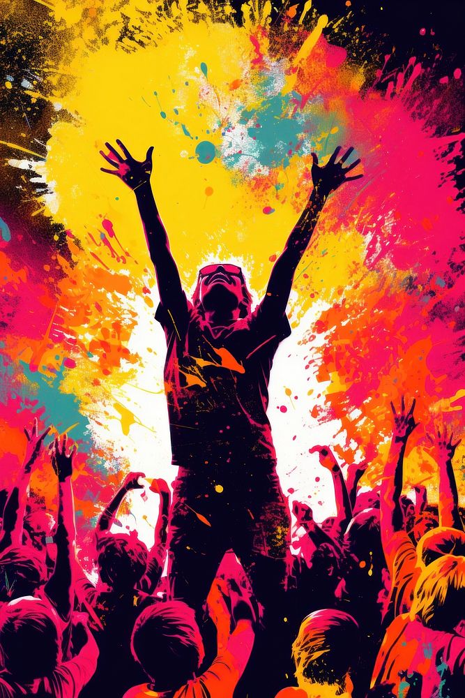 Holi festival adult holi art. | Premium Photo Illustration - rawpixel