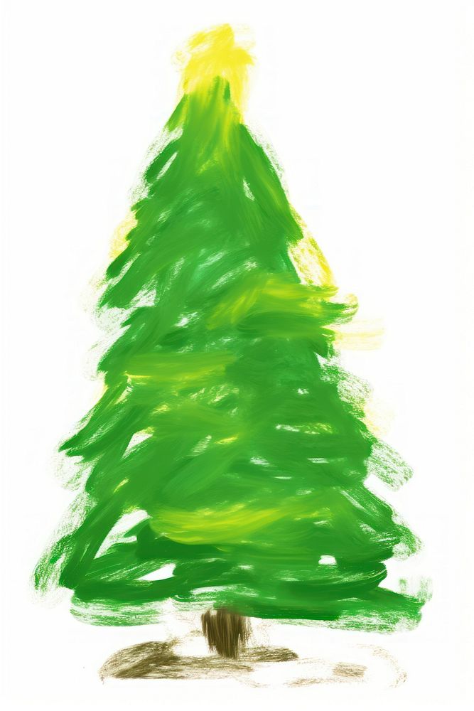 Christmas tree plant green fir. AI generated Image by rawpixel.
