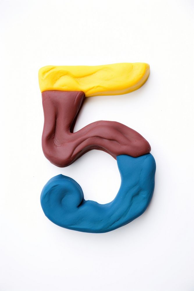Number 5 toy white background confectionery. AI generated Image by rawpixel.