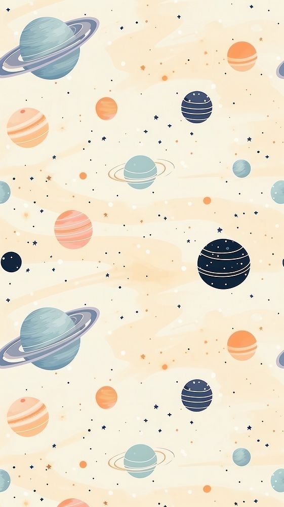 Saturn pattern backgrounds astronomy. AI generated Image by rawpixel.