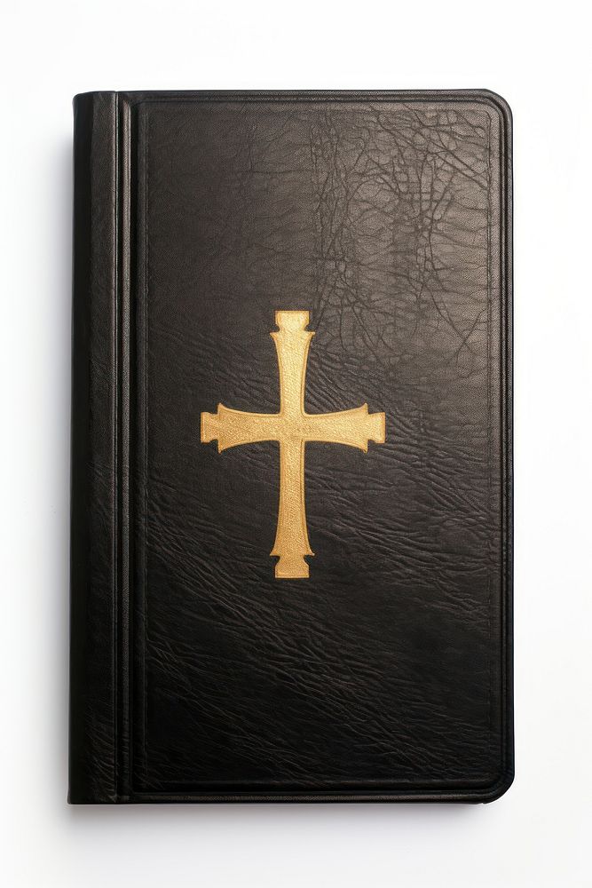 Bible cross symbol diary. AI generated Image by rawpixel.