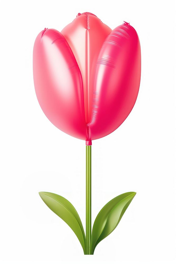 Tulip flower balloon petal plant. AI generated Image by rawpixel.