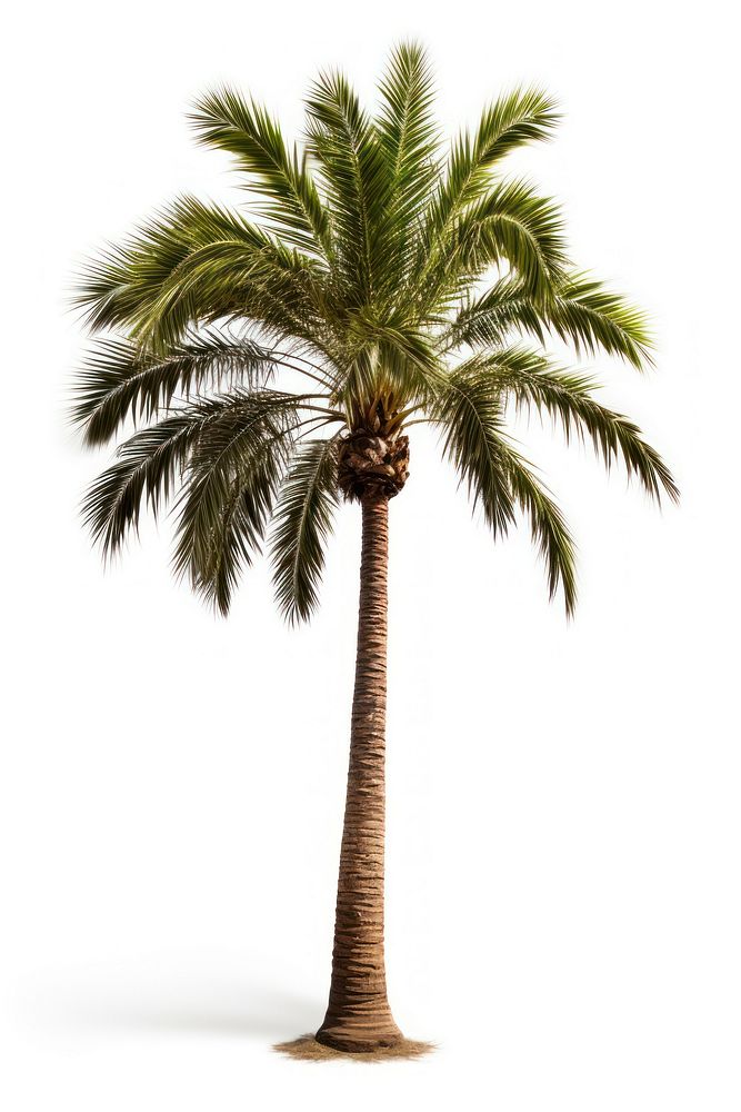 Adonidia palm tree plant white background tranquility. AI generated Image by rawpixel.
