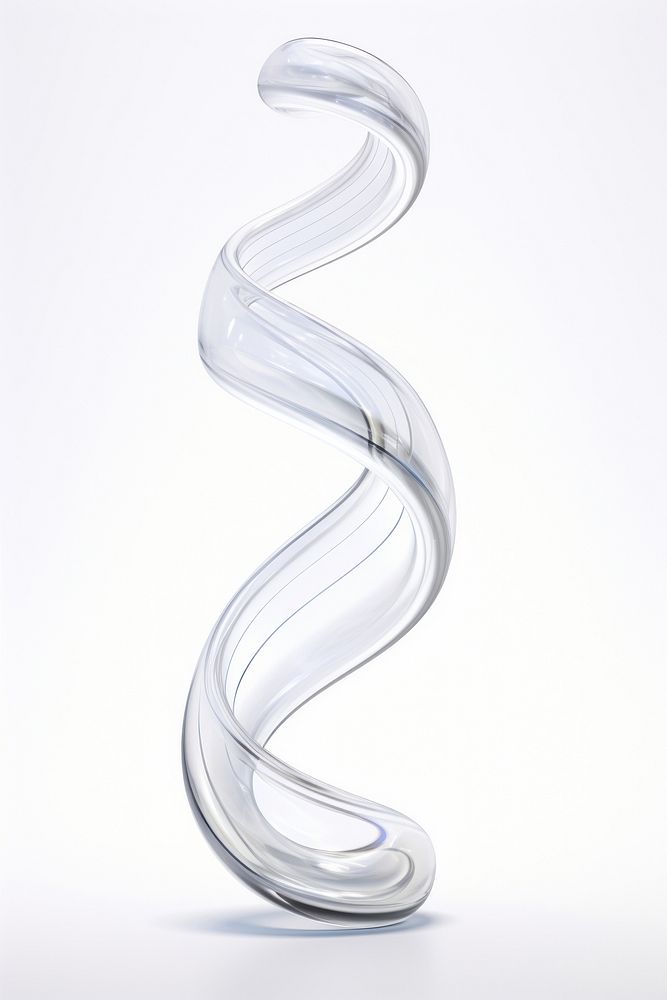 Spring coil shape spiral white white background. AI generated Image by rawpixel.