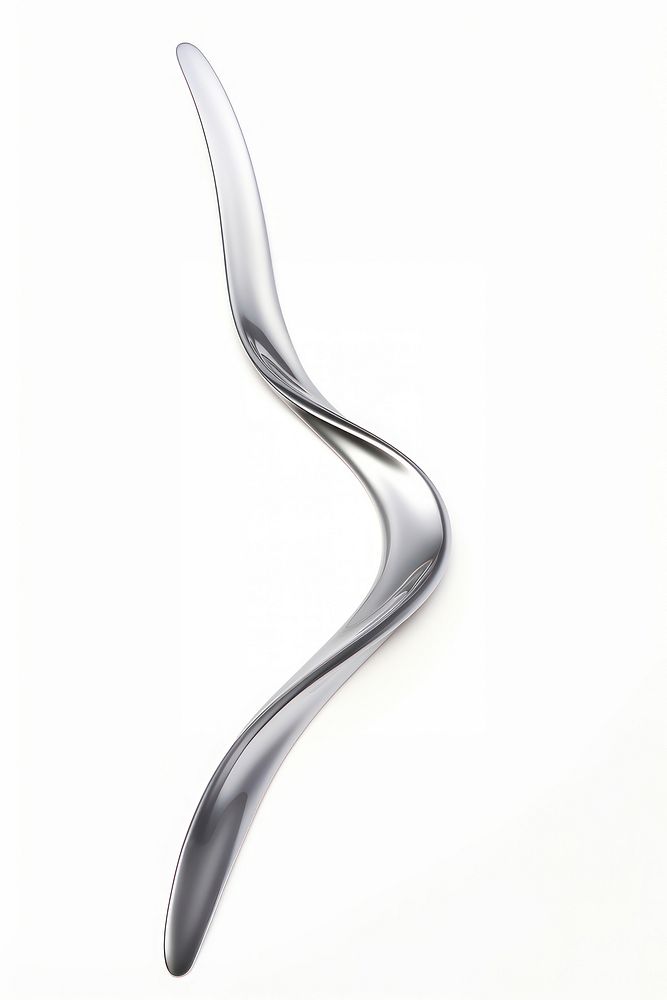 PNG Wavy tube shape white background simplicity weaponry. AI generated Image by rawpixel.