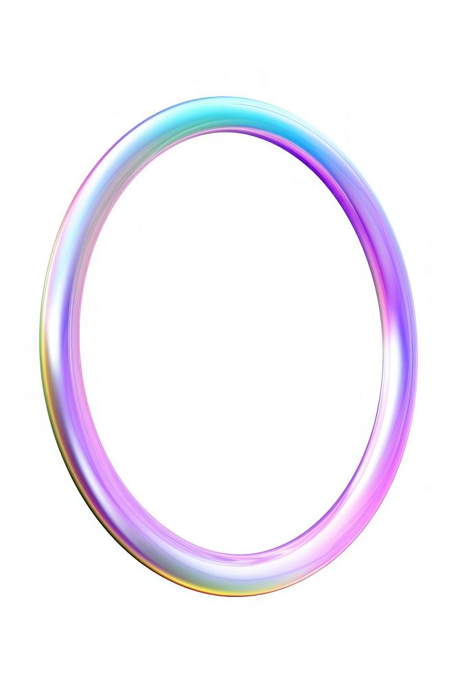 Very thin hoop shape jewelry purple white background. AI generated Image by rawpixel.