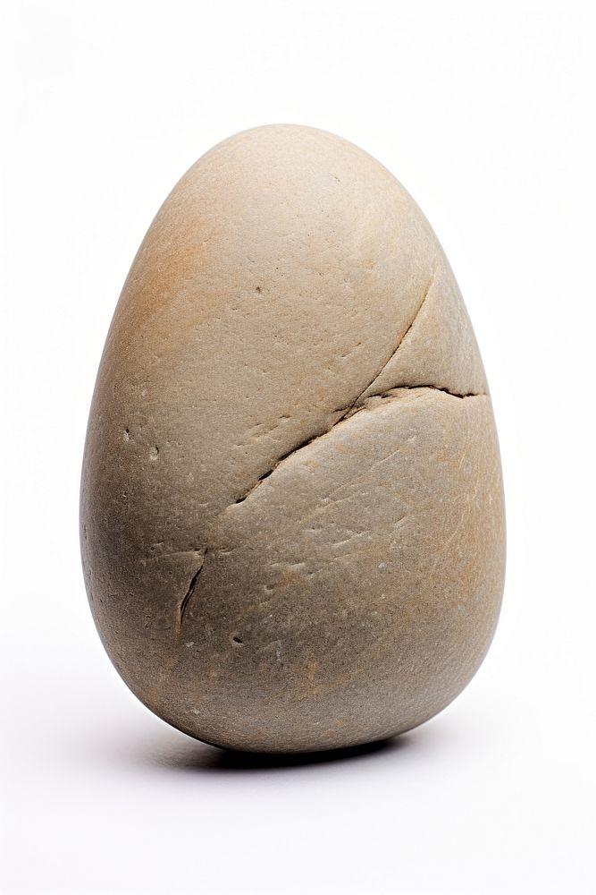 Pebble stone white background simplicity astronomy. AI generated Image by rawpixel.