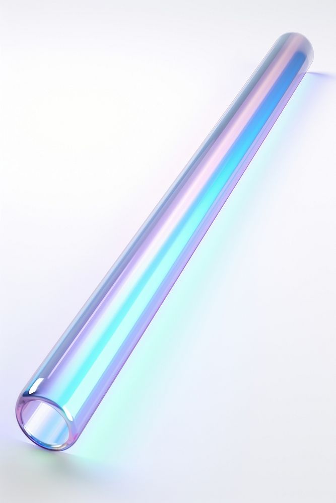 PNG Long tube shape white background aluminium lighting. AI generated Image by rawpixel.