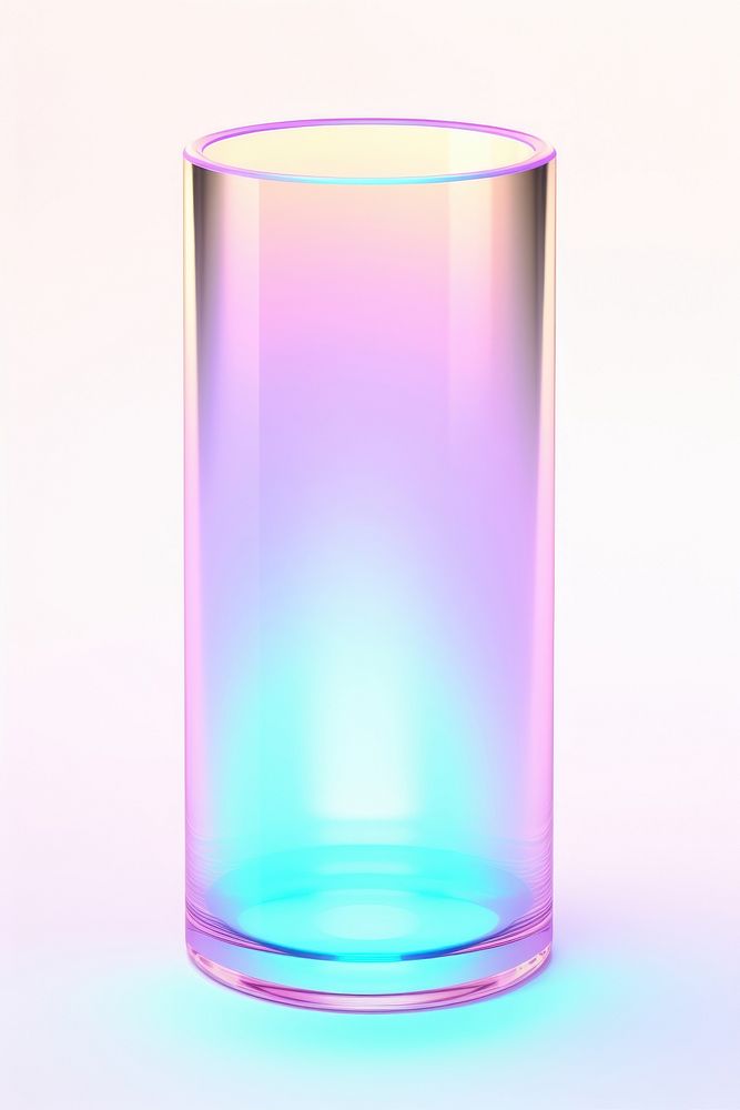 PNG Solid height Cylinder shape cylinder glass vase. AI generated Image by rawpixel.
