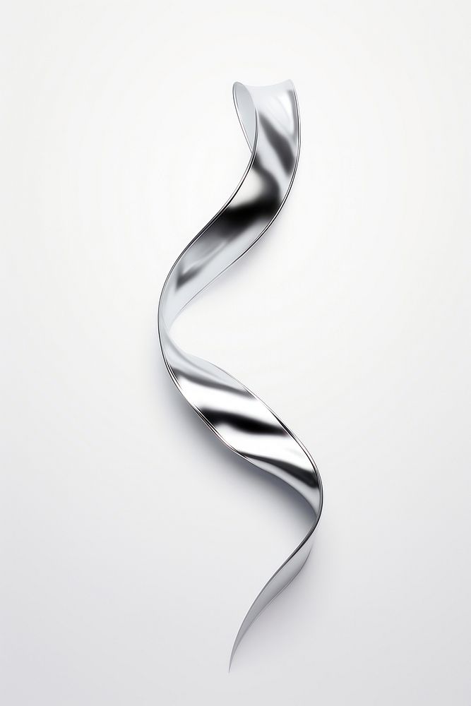 PNG Single long ribbon shape aluminium abstract weaponry. AI generated Image by rawpixel.
