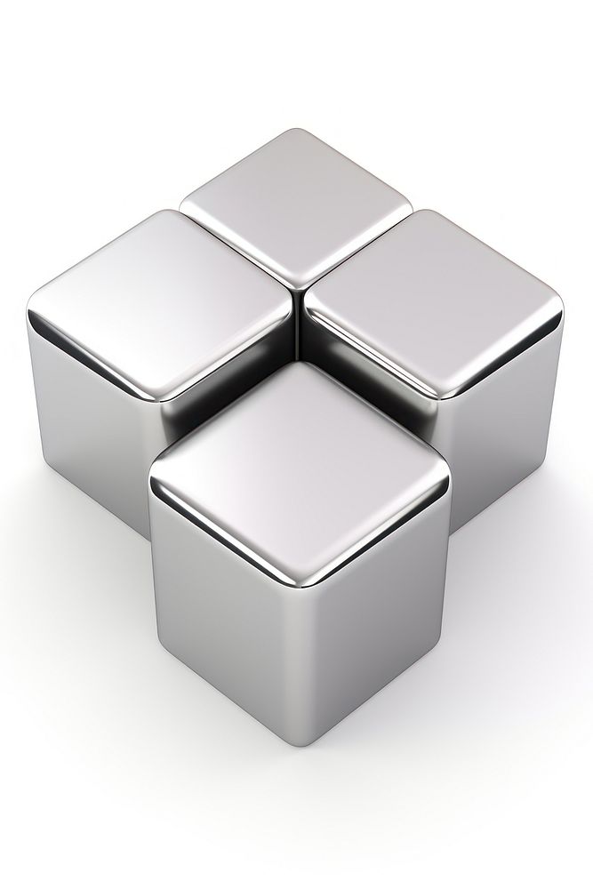 PNG Solid hexagon shape silver white background platinum. AI generated Image by rawpixel.