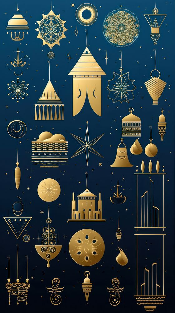 Hanukkah images gold city architecture. AI generated Image by rawpixel.