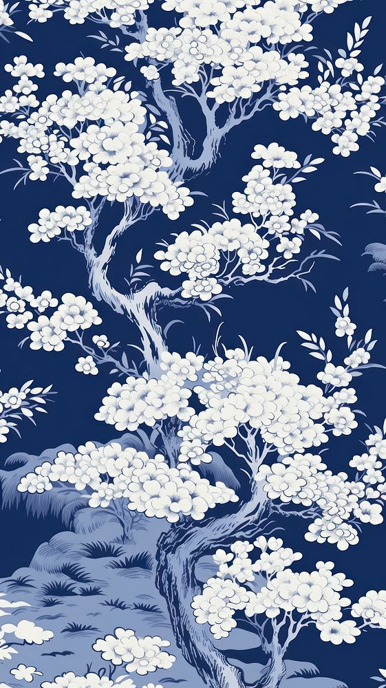 Chinese art wallpaper pattern backgrounds monochrome. AI generated Image by rawpixel.