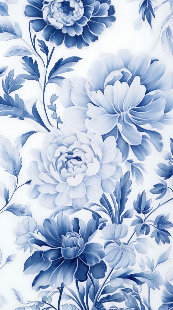 Pattern backgrounds wallpaper porcelain. AI generated Image by rawpixel.