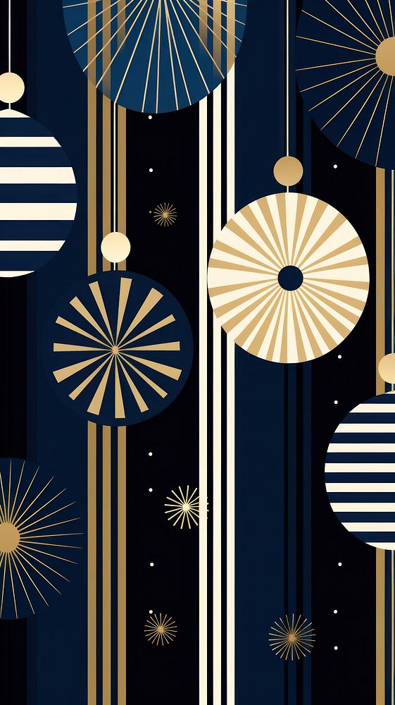 Christmas stripes pattern shape illuminated. AI generated Image by rawpixel.