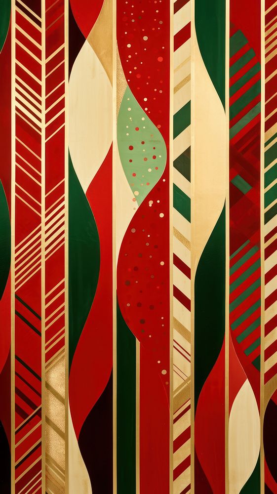 Christmas stripes pattern shape green. AI generated Image by rawpixel.