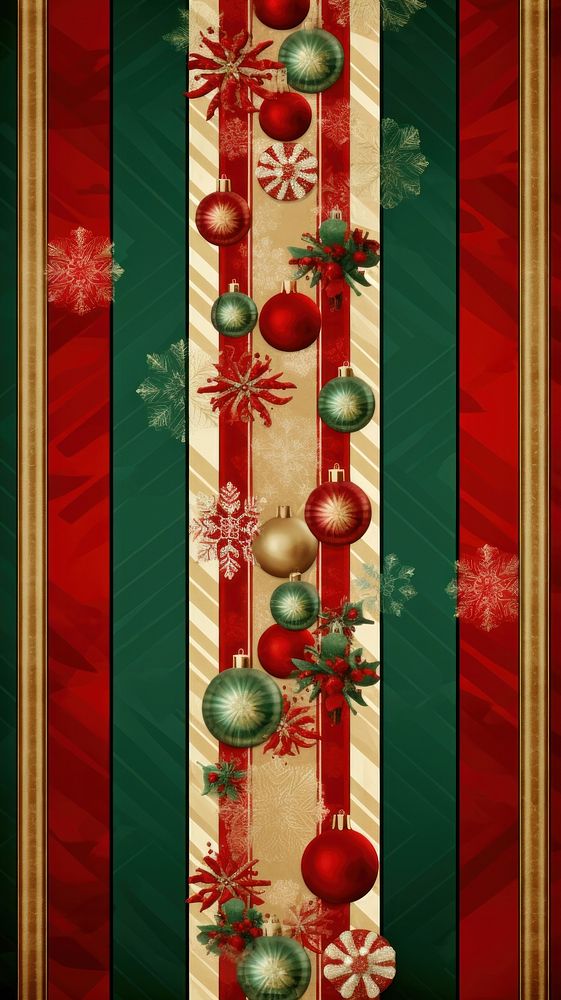 Christmas stripes pattern red celebration. AI generated Image by rawpixel.