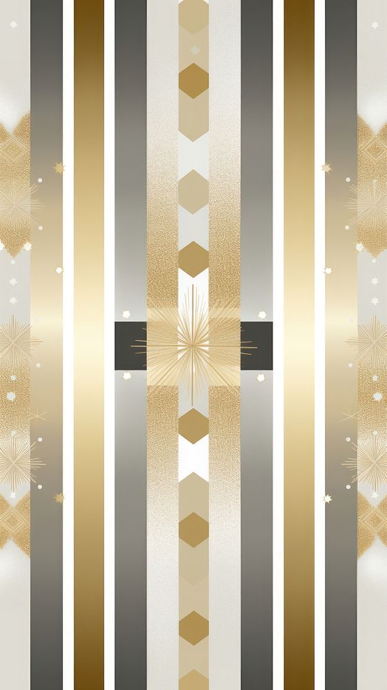 Christmas stripes pattern gold backgrounds. AI generated Image by rawpixel.