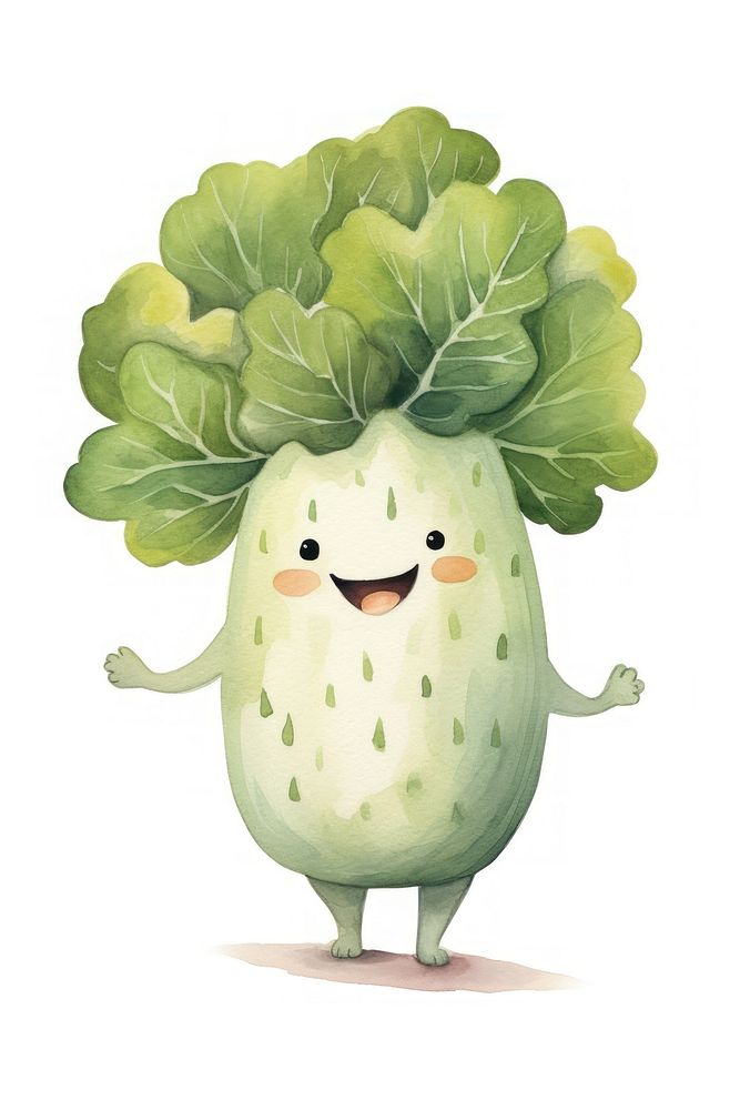 Broccoli dancing vegetable plant food. AI generated Image by rawpixel.