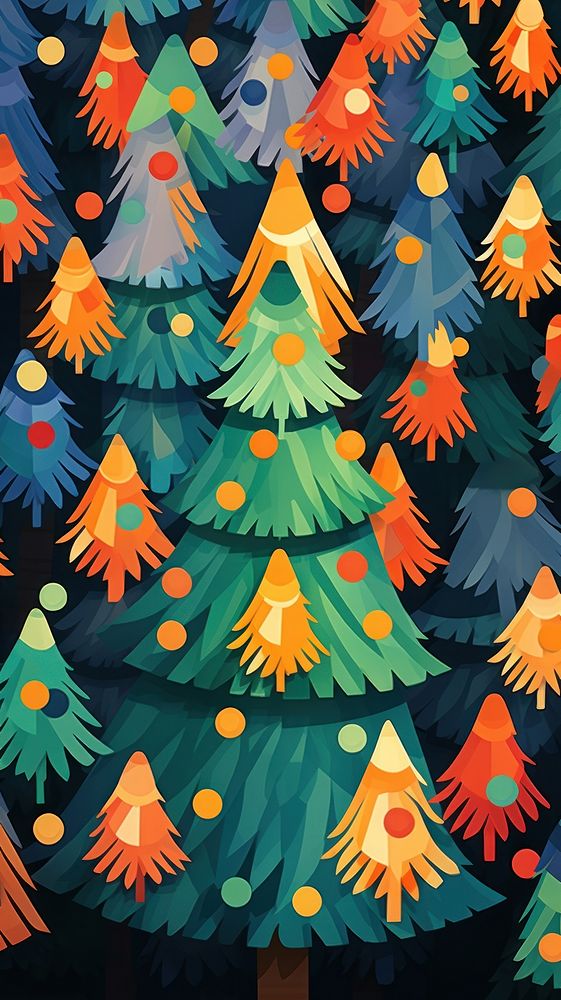 Christmas tree plant backgrounds celebration. AI generated Image by rawpixel.
