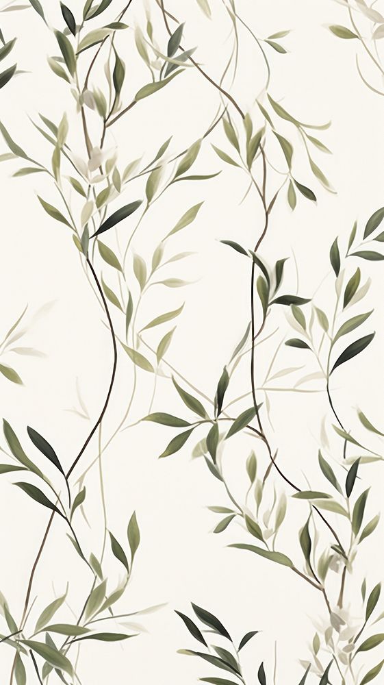Chinese art wallpaper pattern backgrounds plant. AI generated Image by rawpixel.