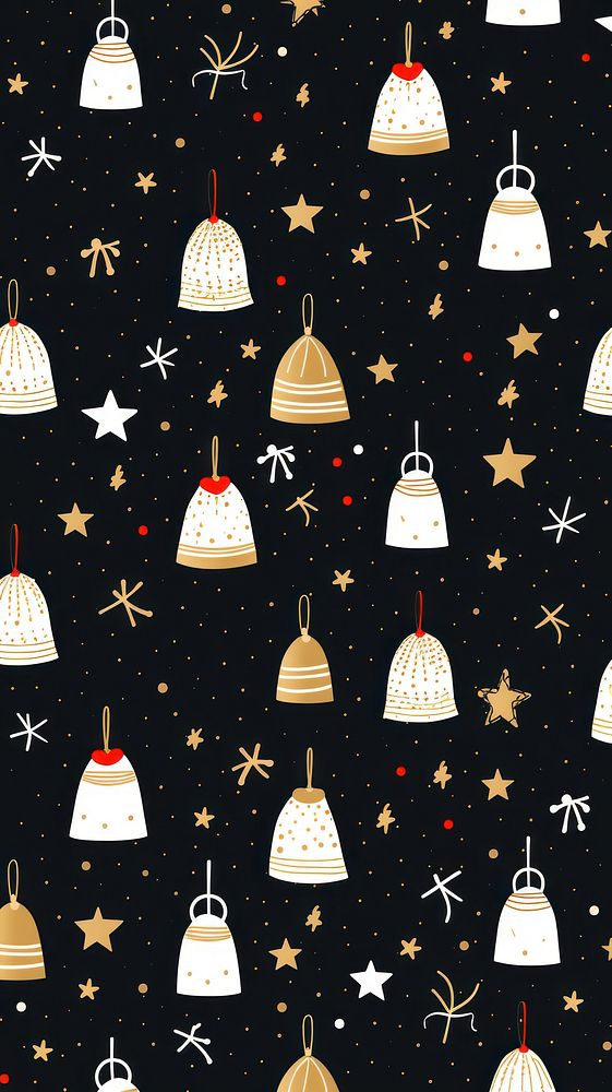 Bells christmas constellation illuminated. AI generated Image by rawpixel.