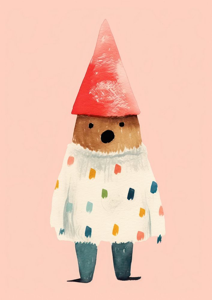 Teddy bear wearing christmas tree hat toy representation creativity. AI generated Image by rawpixel.