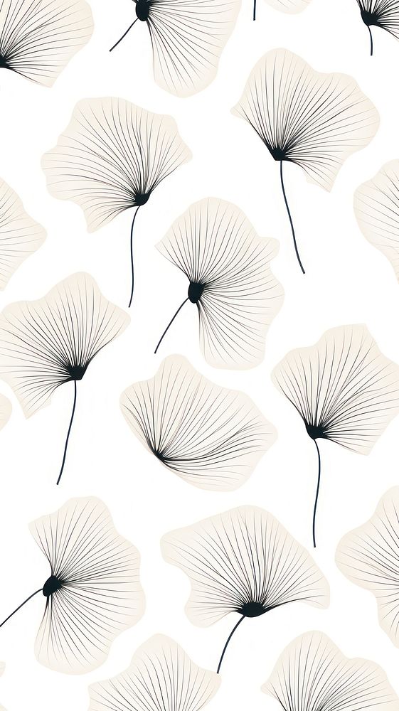 Chinese lotus leaves pattern plant line. AI generated Image by rawpixel.