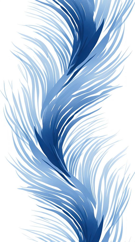 Chinese swan feathers pattern white line. AI generated Image by rawpixel.