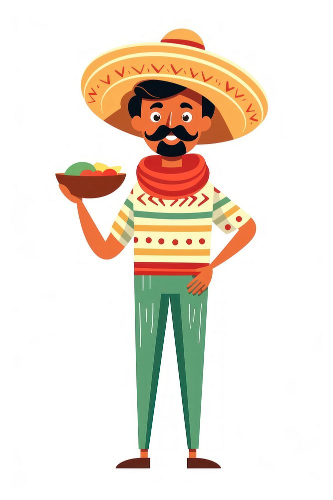 Man sombrero happiness standing. AI generated Image by rawpixel.