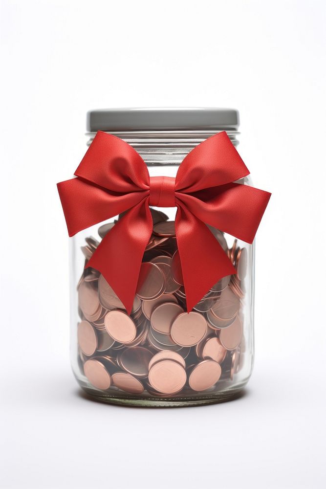 Jar coin food bow. AI generated Image by rawpixel.