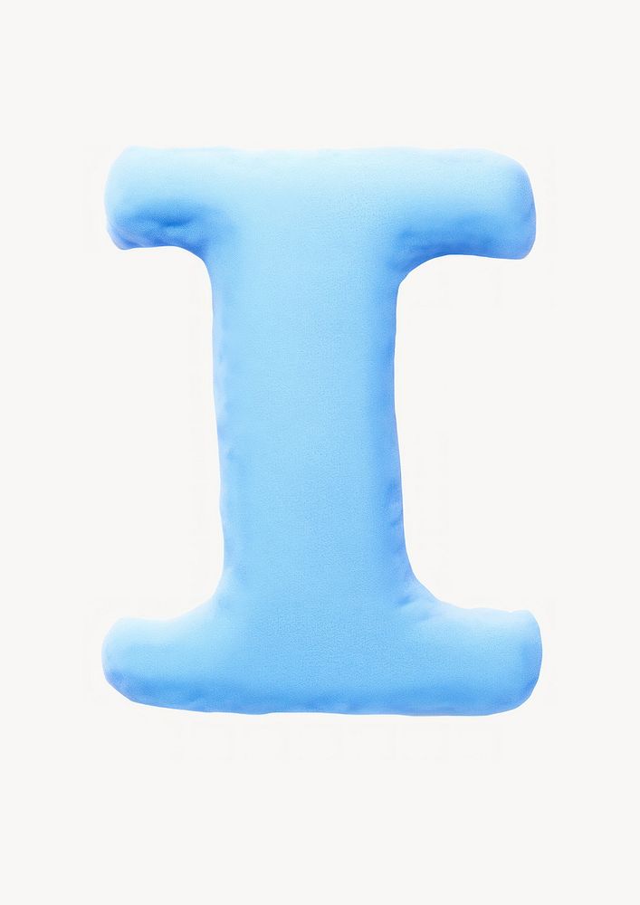 I letters plasticine white background confectionery simplicity. AI generated Image by rawpixel.
