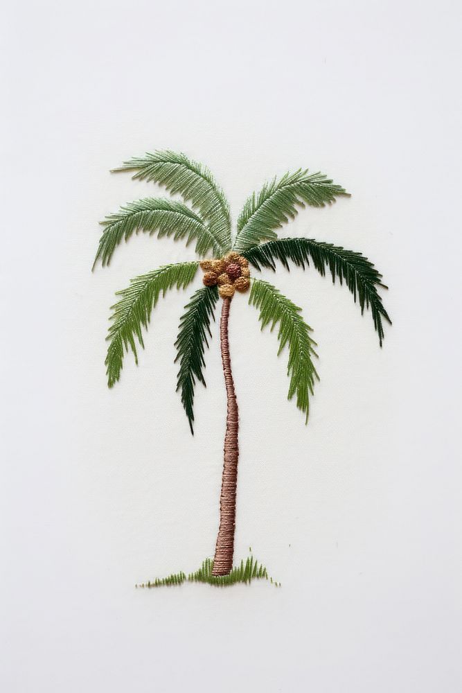 Tree coconut plant leaf. AI generated Image by rawpixel.