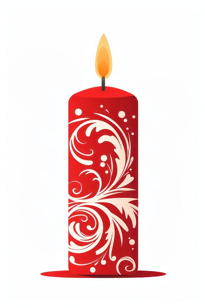 Candle pattern fire red. AI generated Image by rawpixel.