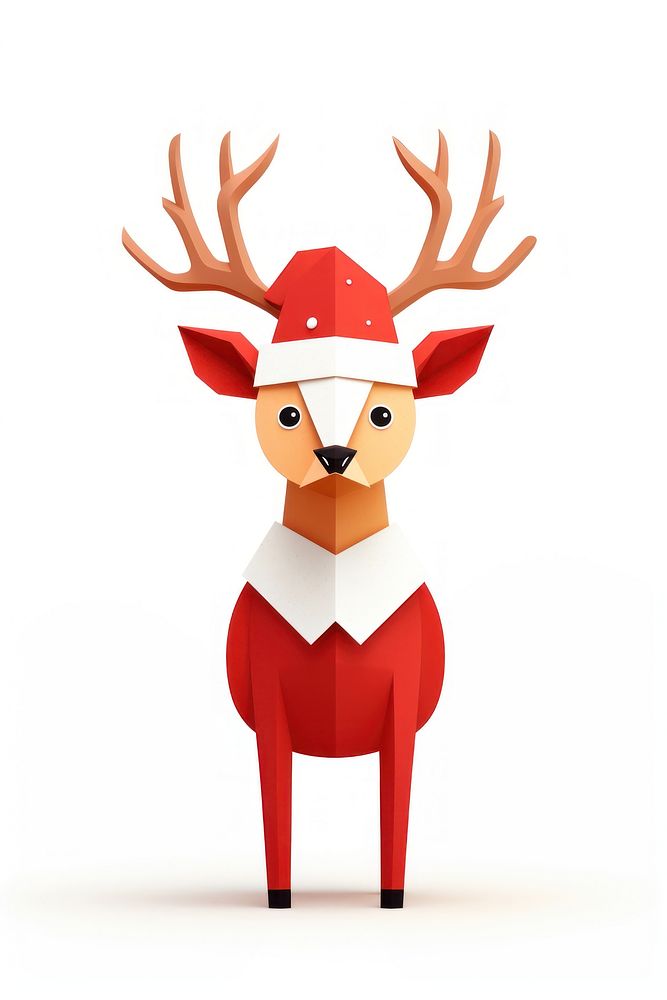 Deer christmas animal mammal. AI generated Image by rawpixel.