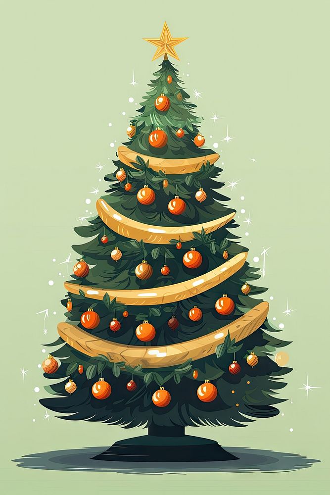 Chrismas tree christmas plant anticipation. AI generated Image by rawpixel.