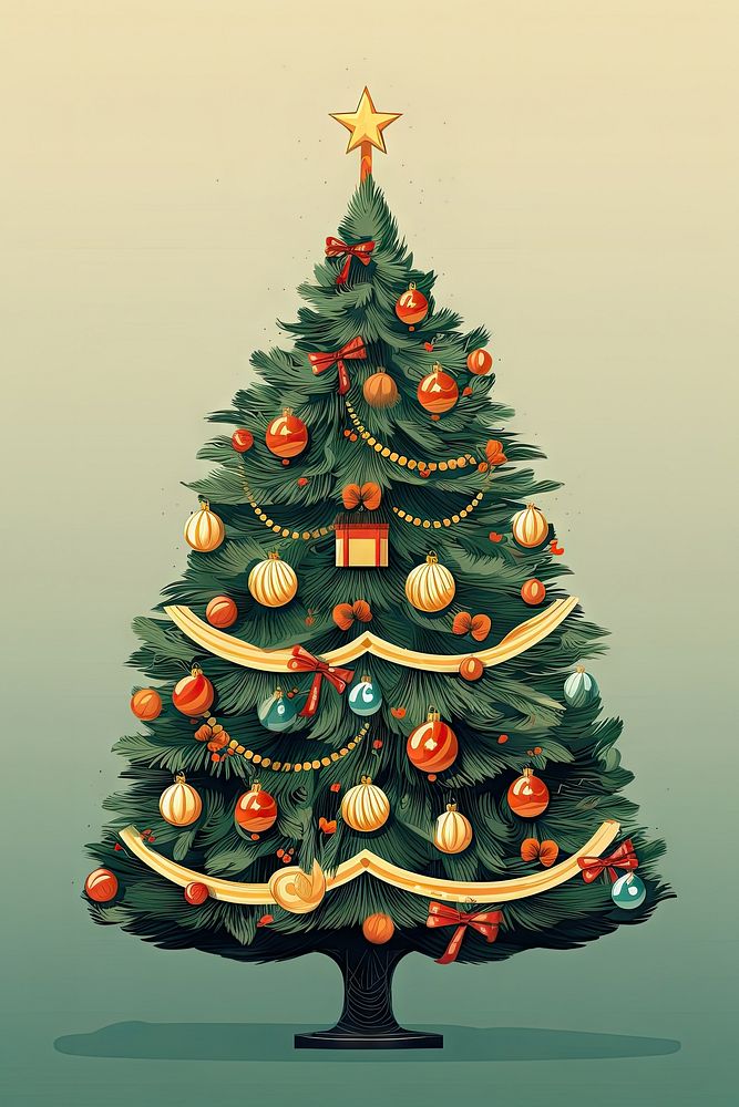 Chrismas tree christmas plant anticipation. AI generated Image by rawpixel.
