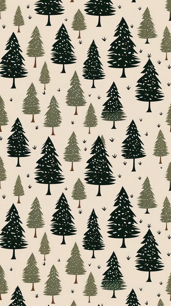 Pine tree backgrounds christmas wallpaper. AI generated Image by rawpixel.