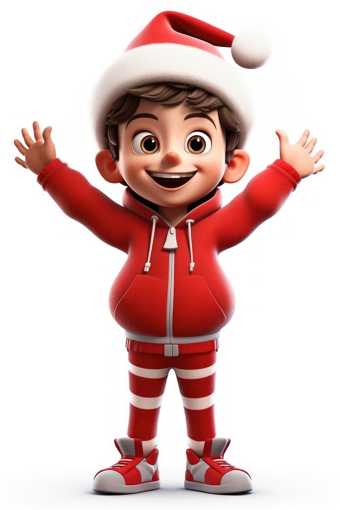 PNG Christmas cartoon fun red. AI generated Image by rawpixel.