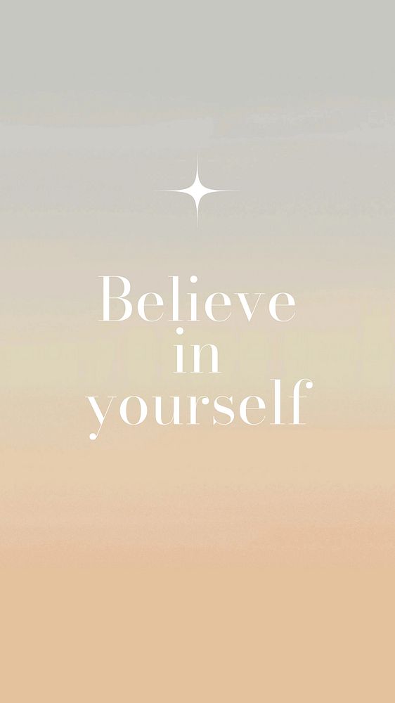 Believe in yourself   social story template
